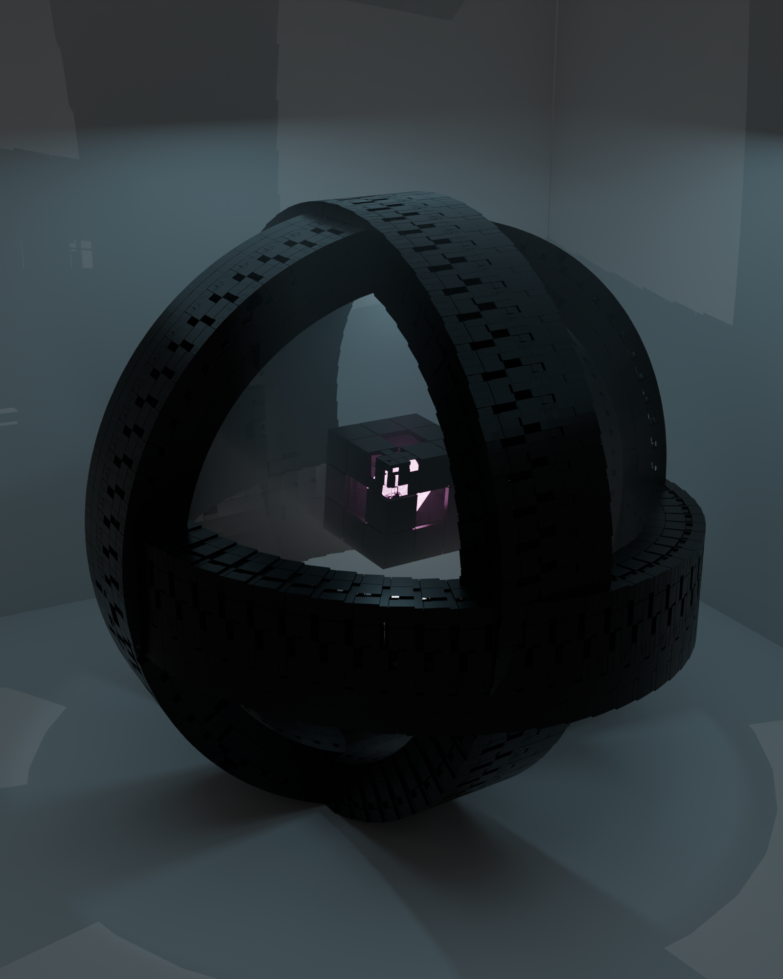 Black Orb, Blender · 3D Render by Lakshay